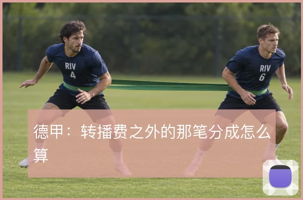 德甲：转播费之外的那笔分成怎么算